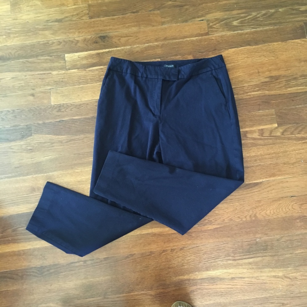 Ann Taylor Curvy navy work pants